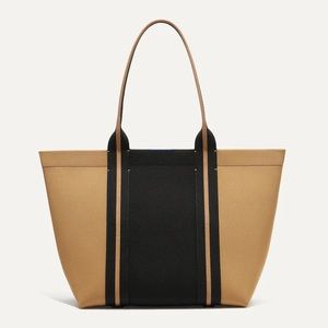 Rothys Essential Tote Camel & Black